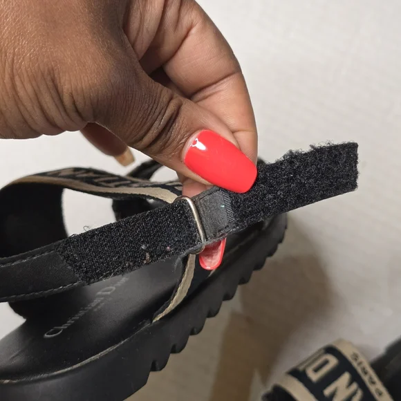 Dior Kids Sandals Size 30 Oblique Monogram Toddler Girls Luxury Shoes - Picture 13 of 14